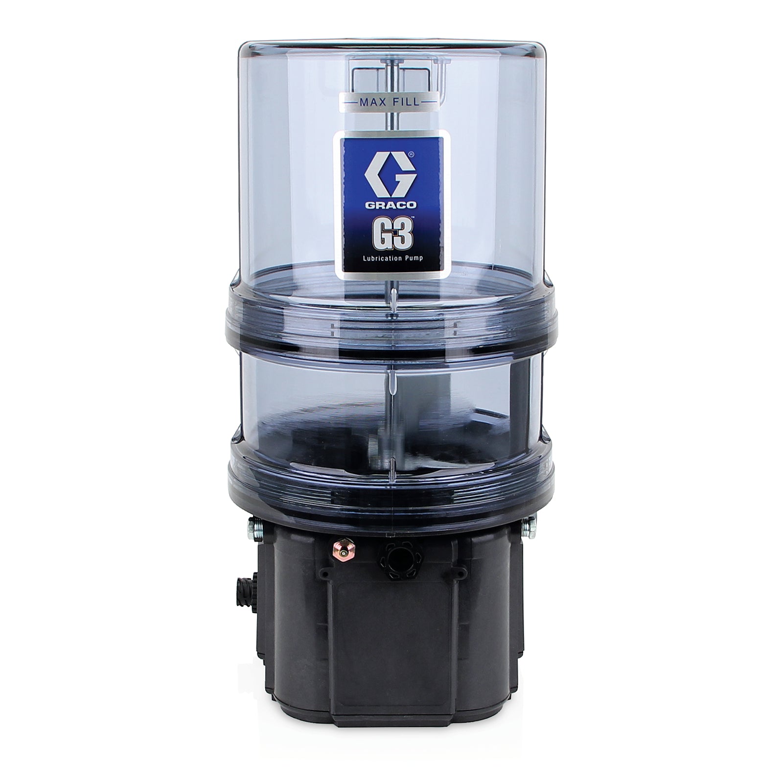 GRACO G3® Standard Grease Lubrication Pump, 12 VDC, 8 Liter, External Low Level, CPC (Part No. 96G332)