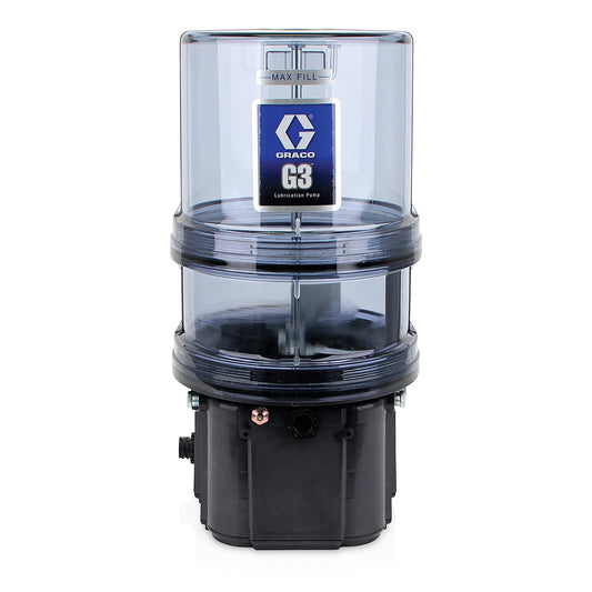 GRACO G3® Standard Grease Lubrication Pump, 12 VDC, 8 Liter, External Low Level, CPC (Part No. 96G332)