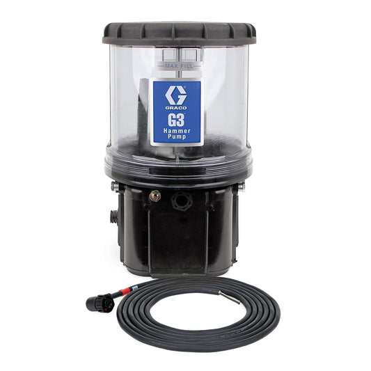 GRACO G3® Hydraulic Breaker/Hammer Chisel Paste Lubrication Pump, 24 VDC, 4 Liter, CPC (Part No. 96G278)