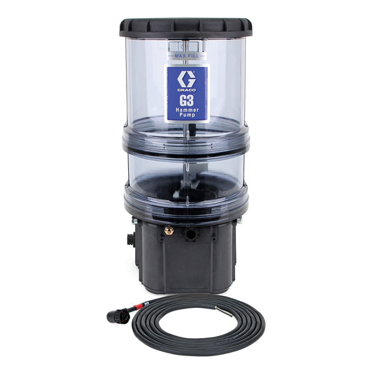 GRACO G3® Hydraulic Breaker/Hammer Chisel Paste Lubrication Pump, 24 VDC, 8 Liter, CPC (Part No. 96G279)