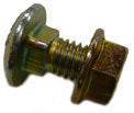 Hannay Part 3/8"-16 X 3/4" Steel Carriage Bolt With Nut | Durable Steel Fastener For Bearing Assemblies