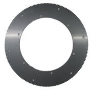Hannay Part 180T35 Disc Sprocket | Industrial Equipment Part | 21-3/4" Diameter Chrome Silver Finish – Durable Precision Sprocket