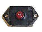 Hannay Part 40-Amp Manual Reset Circuit Breaker | Heavy-Duty Electrical Component | Reliable Overcurrent Protection, Durable Construction