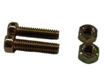 Hannay Parts Hs-3/Hs-45 Hardware Kit | Hose Stop Replacement | Includes 1/4" Nuts & 1/4"X1" Round Head Screws – Durable Hose Stop Assembly Components