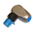 Hannay Hr40-1124 | 1/4" 90° Mxf Steel Hose Fitting | 5000 Psi Super Swl, Viton Seals, Full Flow With Plug