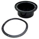 Hannay Part Collector Cover 99 43.0001 | Collector Cover For 3-Cond 45A Assembly | 3.5" Long With Gasket & Warning Label – Durable Protective Component For Hose Reel Assemblies