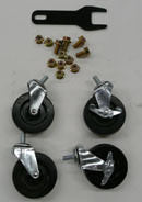 Hannay Avf-18 Caster Kit | Replacement Parts | 4" Od Caster With Wrench, Spacers, Nuts – Durable Maintenance Kit For Hose Reels