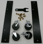 Hannay Parts 99 49.0075 | Av Caster Kit For 1500 Frame | 3" Od Casters With Mounting Plates And Hardware – Durable Replacement Assembly