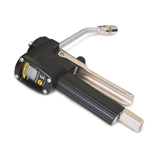 GRACO Accu-Shot Metered Grease Valve, Standard Nozzle Extension and 1/4 in. NPT Inlet, Metric Measurement (Part No. 233933)