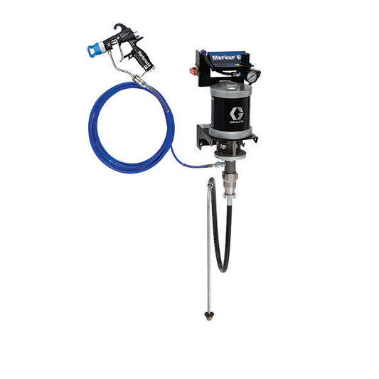 GRACO 30:1 Merkur ES Airless Package, 0.4 gpm (1.5 lpm) Fluid Flow, Wall Mount (Part No. 24F154)