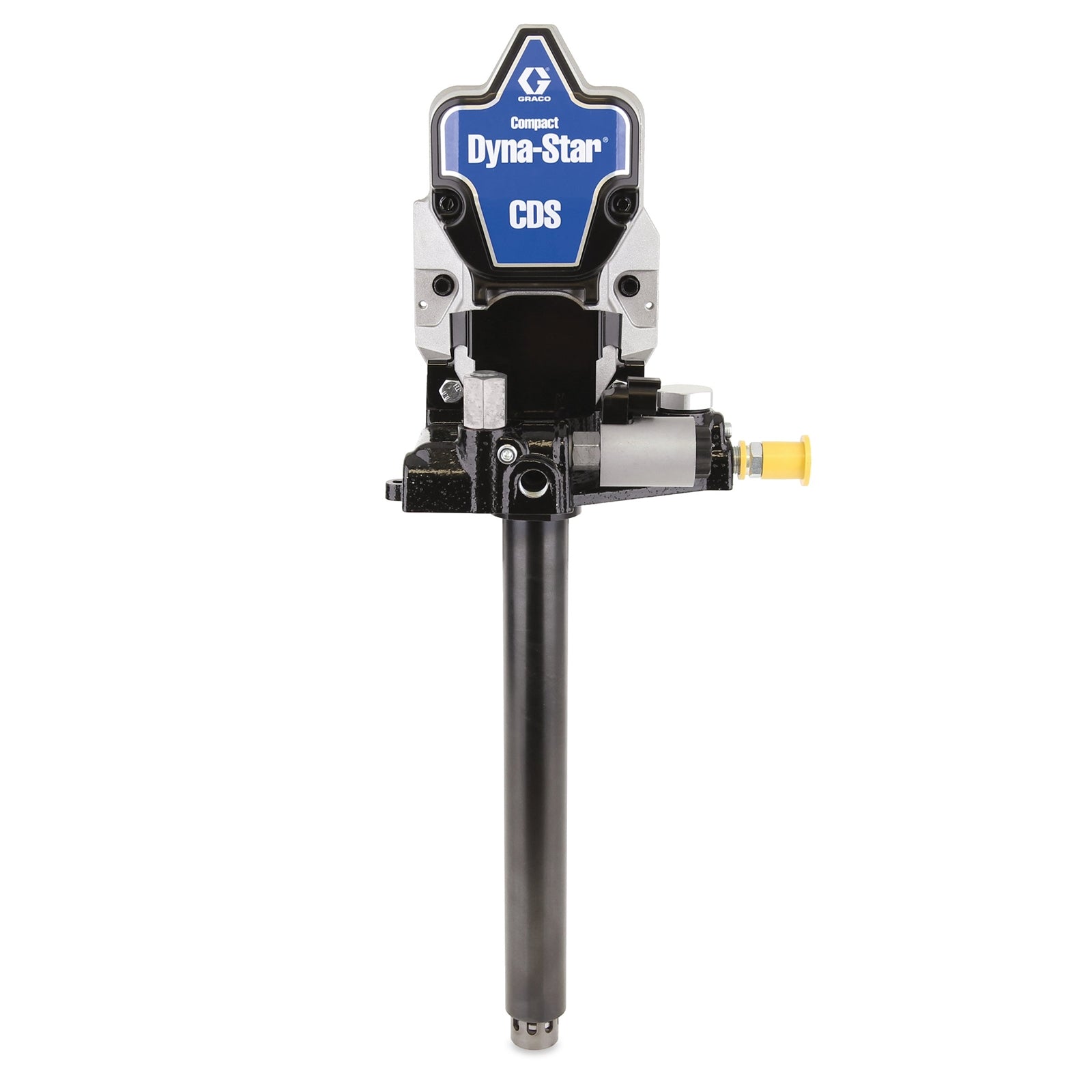 GRACO Compact Dyna-Star® 24 VDC Vent-Valve Bare Oil or Grease Pump, 12 L or 35 lb Bucket Length (Part No. CD1100)