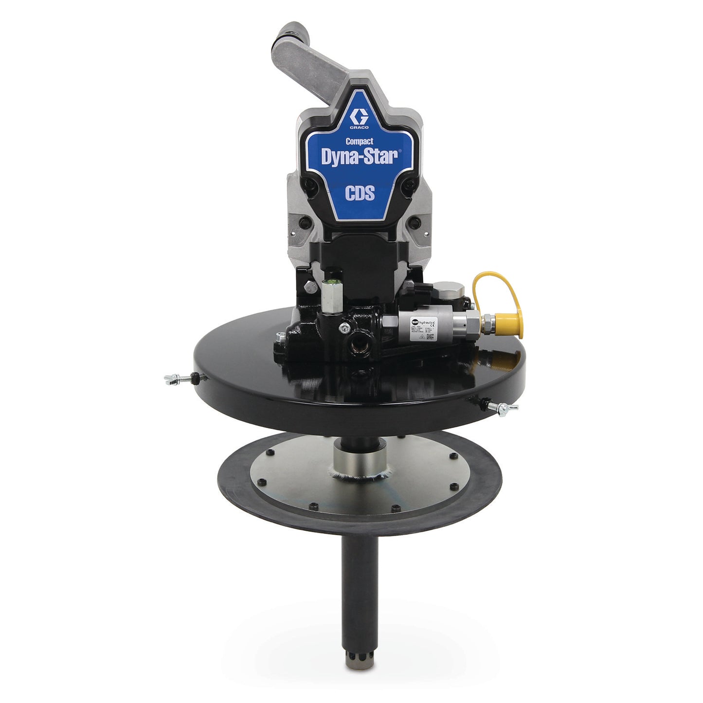 GRACO Compact Dyna-Star® 24 VDC 35 lb Vent-Valve Oil or Grease Bucket Kit, Pump, Lifting Handle (Part No. CD1130)