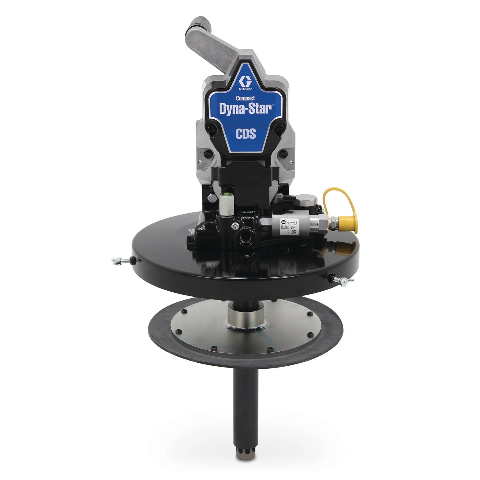 GRACO Compact Dyna-Star® 24 VDC 35 lb Oil or Grease Bucket Kit, Vent-Valve Pump, Lifting Handle, Pressure and Low-Level Switch (Part No. CD1231)