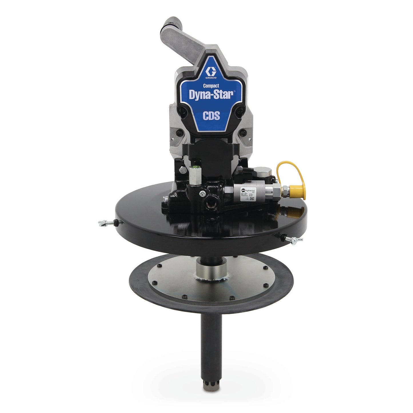 GRACO Compact Dyna-Star® 24 VDC 35 lb Oil or Grease Bucket Kit, Vent-Valve Pump, Lifting Handle, Pressure and Level Reporting (Part No. CD1332)