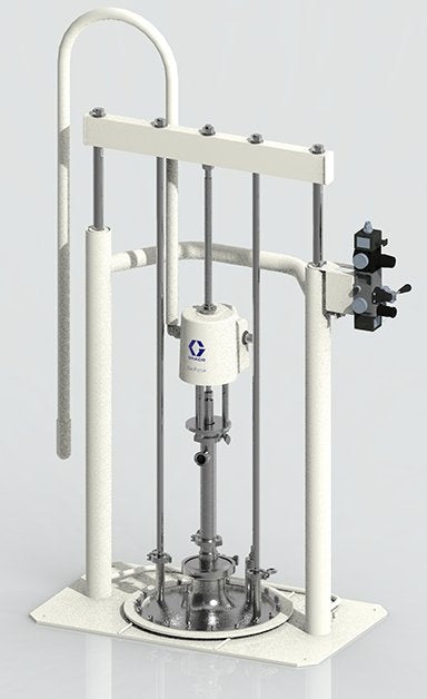 GRACO SaniForce Ram Unit, Carbon Steel Frame, 6:1 PP, Inflatable Seal, Exposed Controls (Part No. SDU.B04AAA6AA0C21)