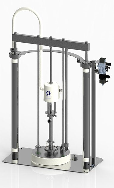 GRACO SaniForce Ram Unit, Stainless Steel Frame, 6:1 PP, Inflatable Seal, Exposed Controls (Part No. SDU.A04AAA1AA0C21)