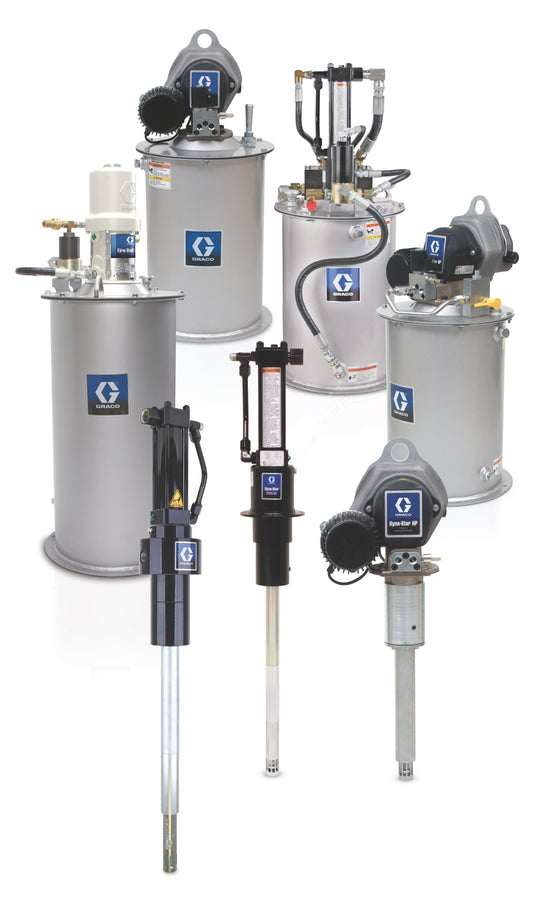 GRACO Electric Dyna-Star® Custom Tank Injector Kit – 24 VDC HP Pump, Vent Valve with Tube-in-Tube for 35 or 60 lb (16 or 27 kg) Reservoir (Part No. 77X011)