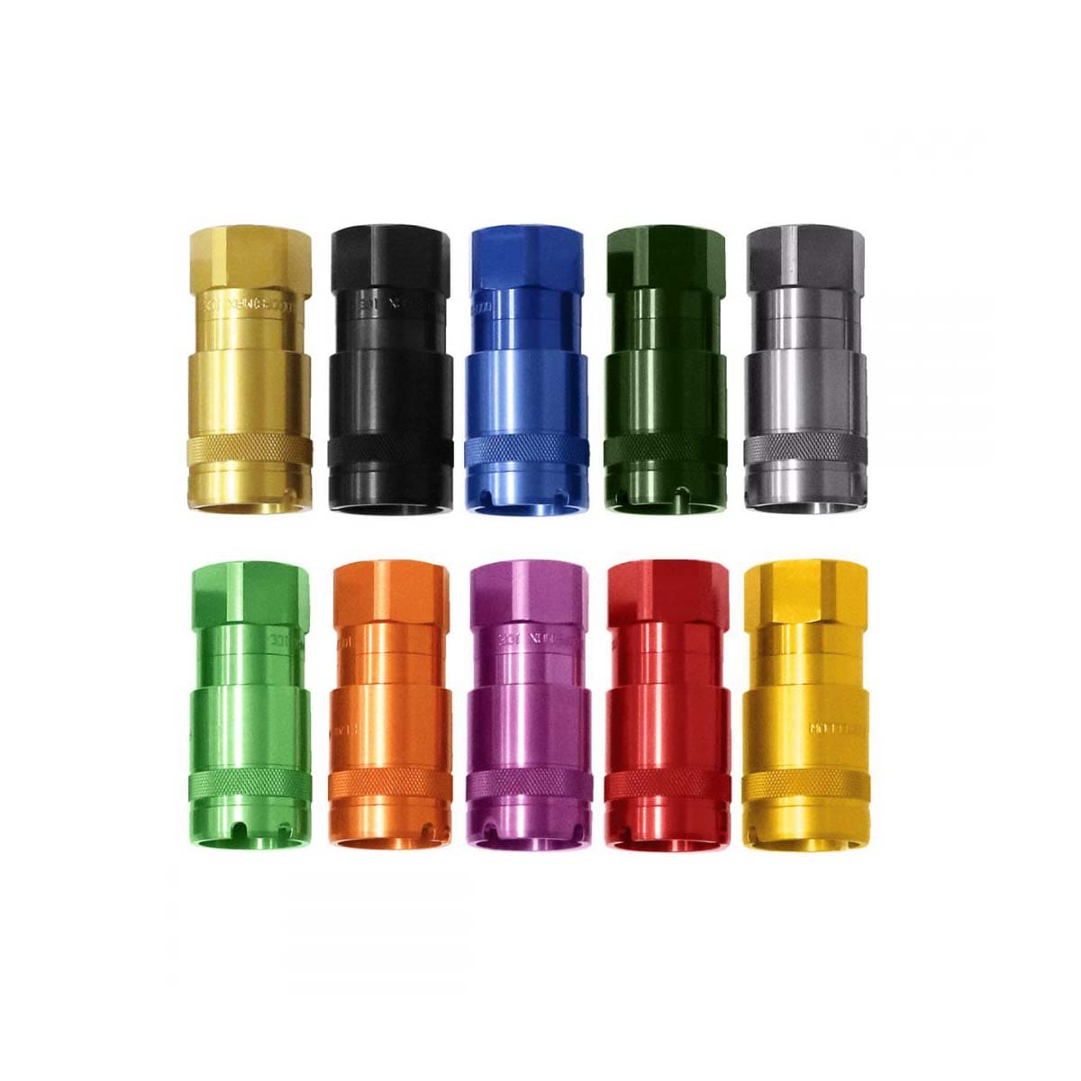 OilSafe® 1/2" Female QD Half – Yellow (SKU: F8YELLOW)