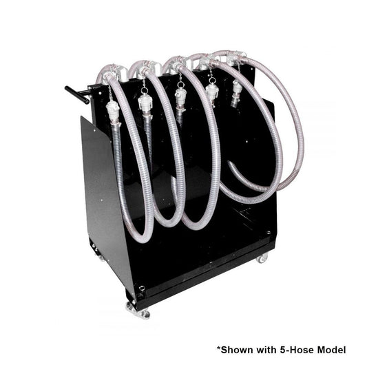 OilSafe® Mobile Suction Hose Drain Cart – 4 Hose (SKU: 895004)