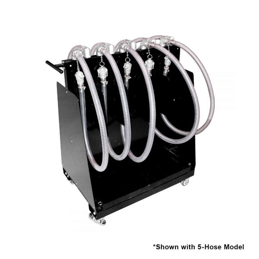 OilSafe® Mobile Suction Hose Drain Cart – 12 Hose (SKU: 895012)
