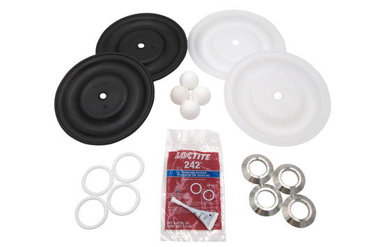 GRACO SaniForce 1040 FG Complete Fluid Repair Kit with SS Seat, PT Ball, PT Diaphragm and PT Seal (Part No. FK1111)