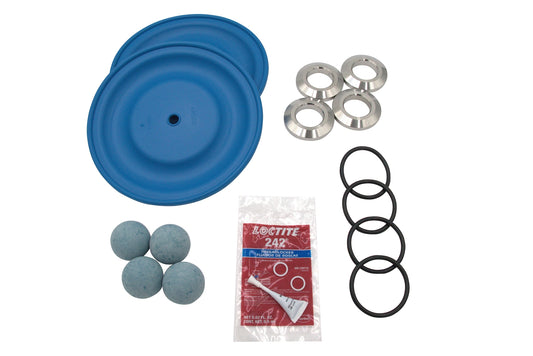 GRACO SaniForce 1590 FG Complete Fluid Repair Kit with SS Seat, SP Ball, SP Diaphragm, EP Seal (Part No. FK2222)