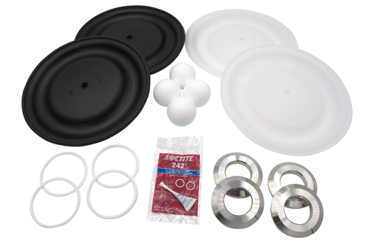 GRACO SaniForce 2150 FG Complete Fluid Repair Kit with SS Seat, PT Ball, PT Diaphragm, PT Seal (Part No. FK3111)