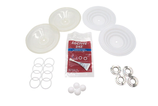GRACO SaniForce 515 FG Complete Fluid Repair Kit with SS Seat, PT Ball, PT Diaphragm, PT Seal (Part No. FK5111)