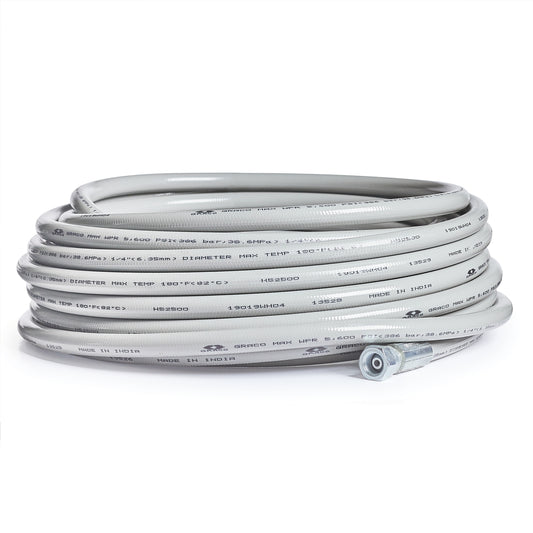 GRACO Xtreme-Duty 5600 psi High Pressure Hose – 1/4 in Hose Diameter, 50 ft Length (Part No. H52550)