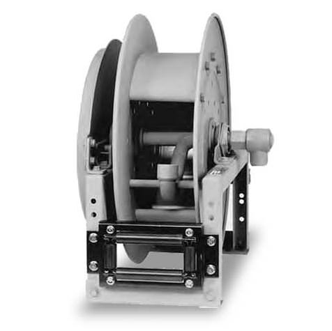 Hannay Reel 820-25-26-10.5A | Hose & Cable Reel | 1" Buna Bp Su Swl Jt, Spec Roller Position – Durable Industrial Hose Management Solution