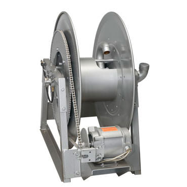 Hannay Reel 3534-30-31-10.5 | Hose & Cable Reel | Crank Handle, Whj-1590 Buna Seals, Spec Riser Size – Durable Industrial Hose Management