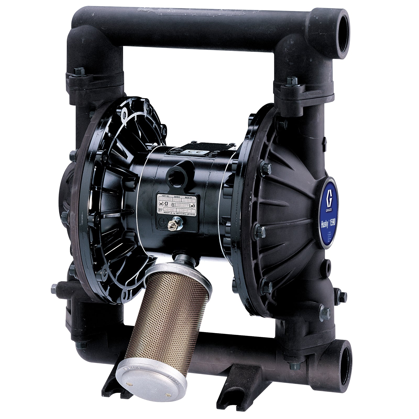 Graco DC3525 Husky 1590 Aluminum (1-1/2" Npt) Remote Pump, Aluminum Center Section, Tpe Seats, Acetal Balls & Tpe Diaphragm Innoflo Solutions