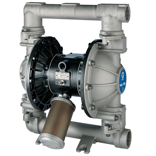 Graco DB4341 Husky 1590 S/S (1-1/2" Npt) Standard Pump, Aluminum Center Section, S/S Seats, Hardened S/S Balls & Ptfe Diaphragm Innoflo Solutions