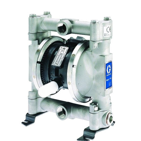 Graco 24N261 Husky 716 Stainless Steel Pump, Polypropylene Center Section, Stainless Steel Seats, Ptfe Balls & Ptfe Overmolded Diaphragm Innoflo Solutions