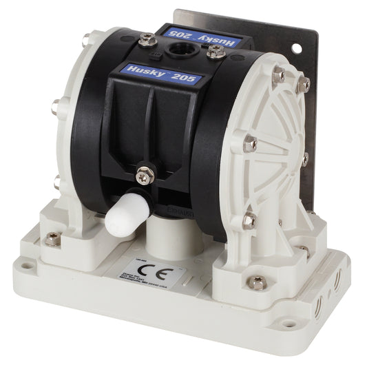 Graco D150A6 Husky 205 Pvdf Pump, Polypropylene Center Section, Pvdf Balls & Santoprene Diaphragm Innoflo Solutions