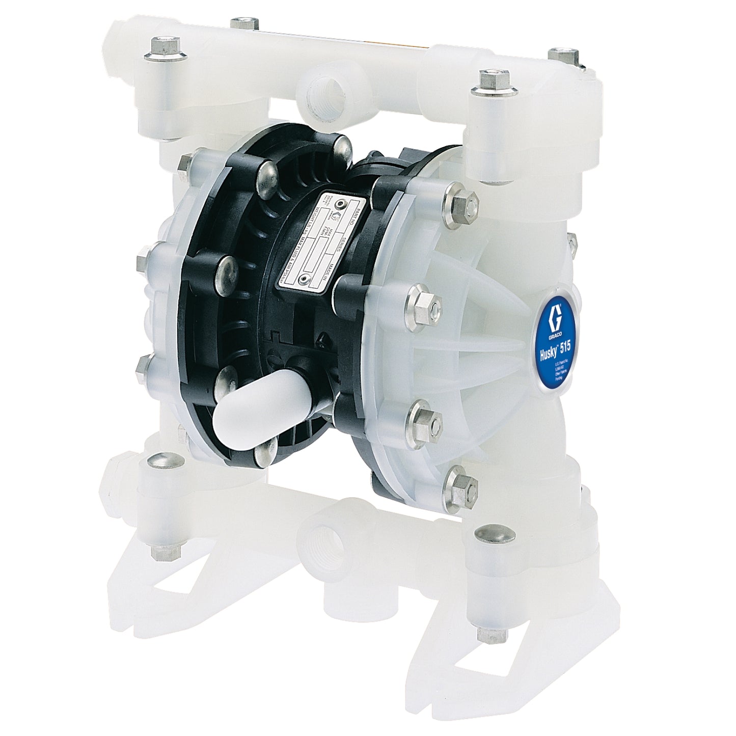 Graco D5BD07 Husky 515 (1/2" Bsp) Polypropylene Pump, Polypropylene Center Section, Urethane Duckbill Seats & Buna-N Diaphragm Innoflo Solutions