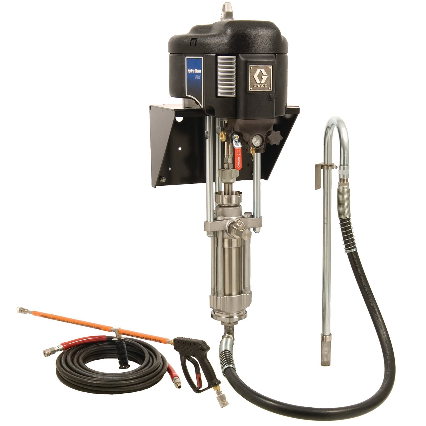 GRACO Hydra-Clean® 30:1 Wall Mount Pneumatic Pressure Washer Package (Part No. 247554)
