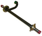 Hannay Part 1/4" Dual Hub Assembly W/ (1) Coupler Ef 2200 Series | Holmatro Core Reels Part | Durable Steel Construction, Precision Fit – Reliable Replacement Component