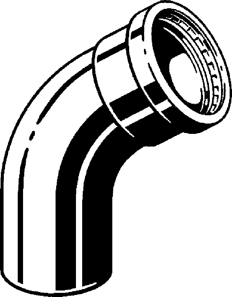 Seapress Xl 45° Elbow – Cunife 90/10, 76.1mm Ftg × 76.1mm Press | Viega Seapress Metric Press System | Viega SeaPress System (SKU: 556587)