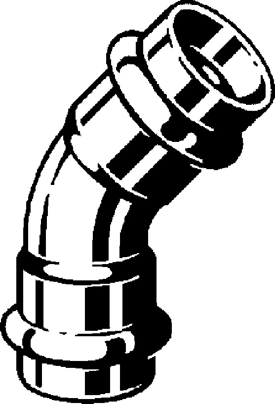 Seapress 45° Elbow – Cunife 90/10, 35mm Press × 35mm Press | Viega Seapress Metric Press System | Viega SeaPress System (SKU: 453916)