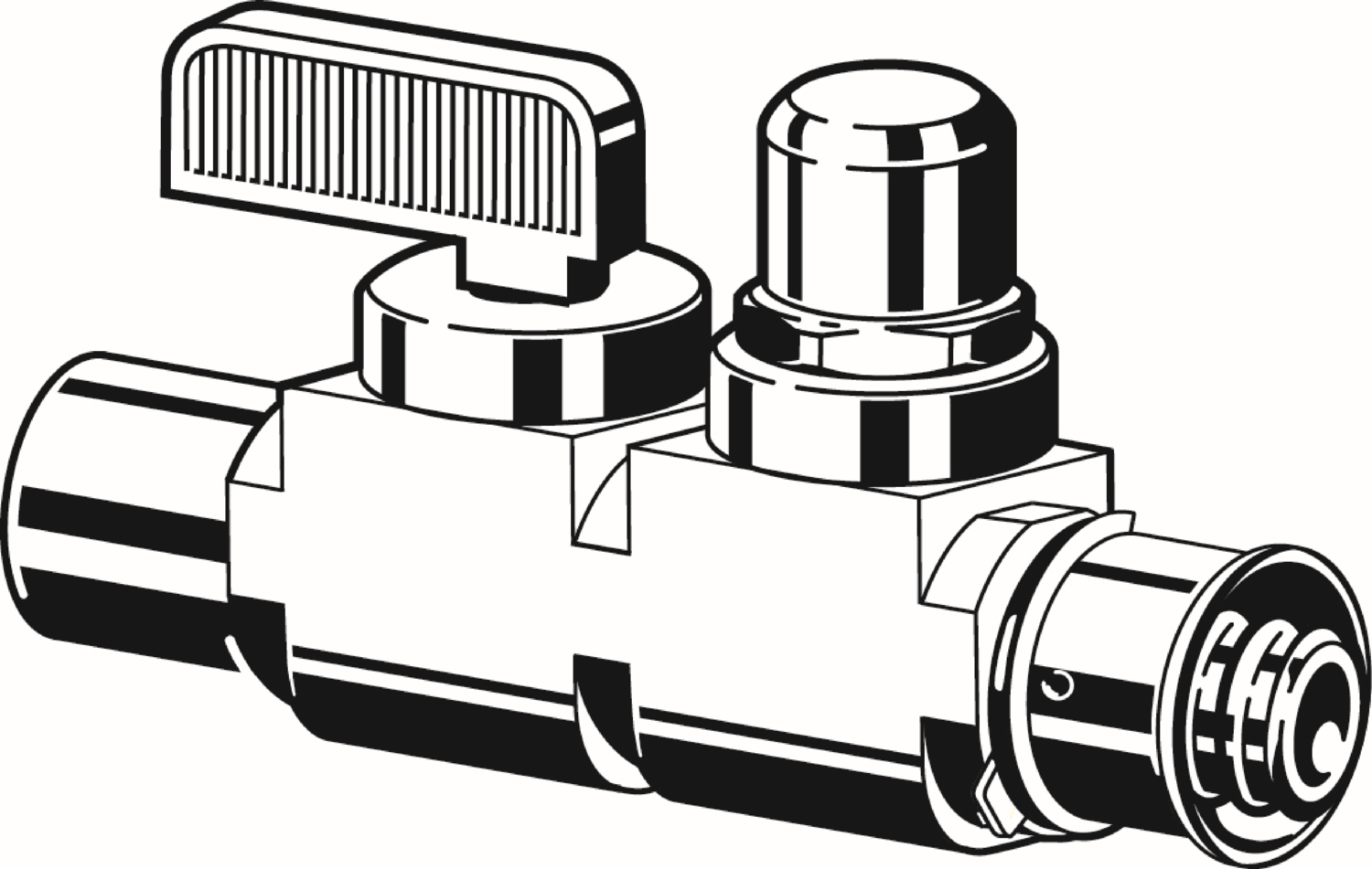 Shutoff / Balancing Valve Brass C: 1/2" – 1/2" | Viega ProPress System (SKU: 17263)