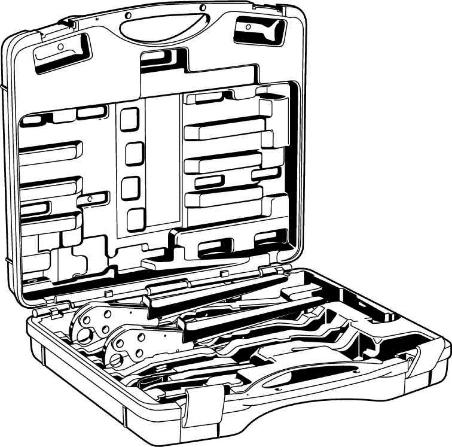 Viega Pureflow Press Starter Tool Set, Various, For D: 1/2, 3/4" | Viega ProPress System (SKU: 56000)