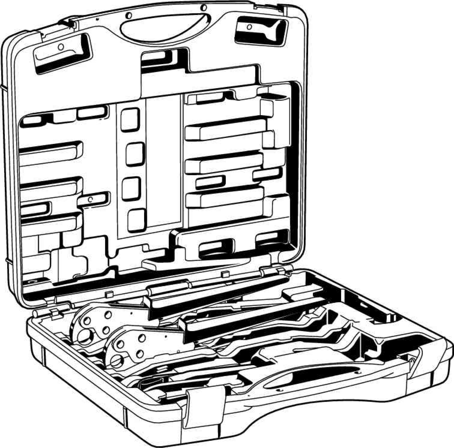 Viega Pureflow Press Starter Tool Set, Various, For D: 1/2, 3/4" | Viega ProPress System (SKU: 56000)