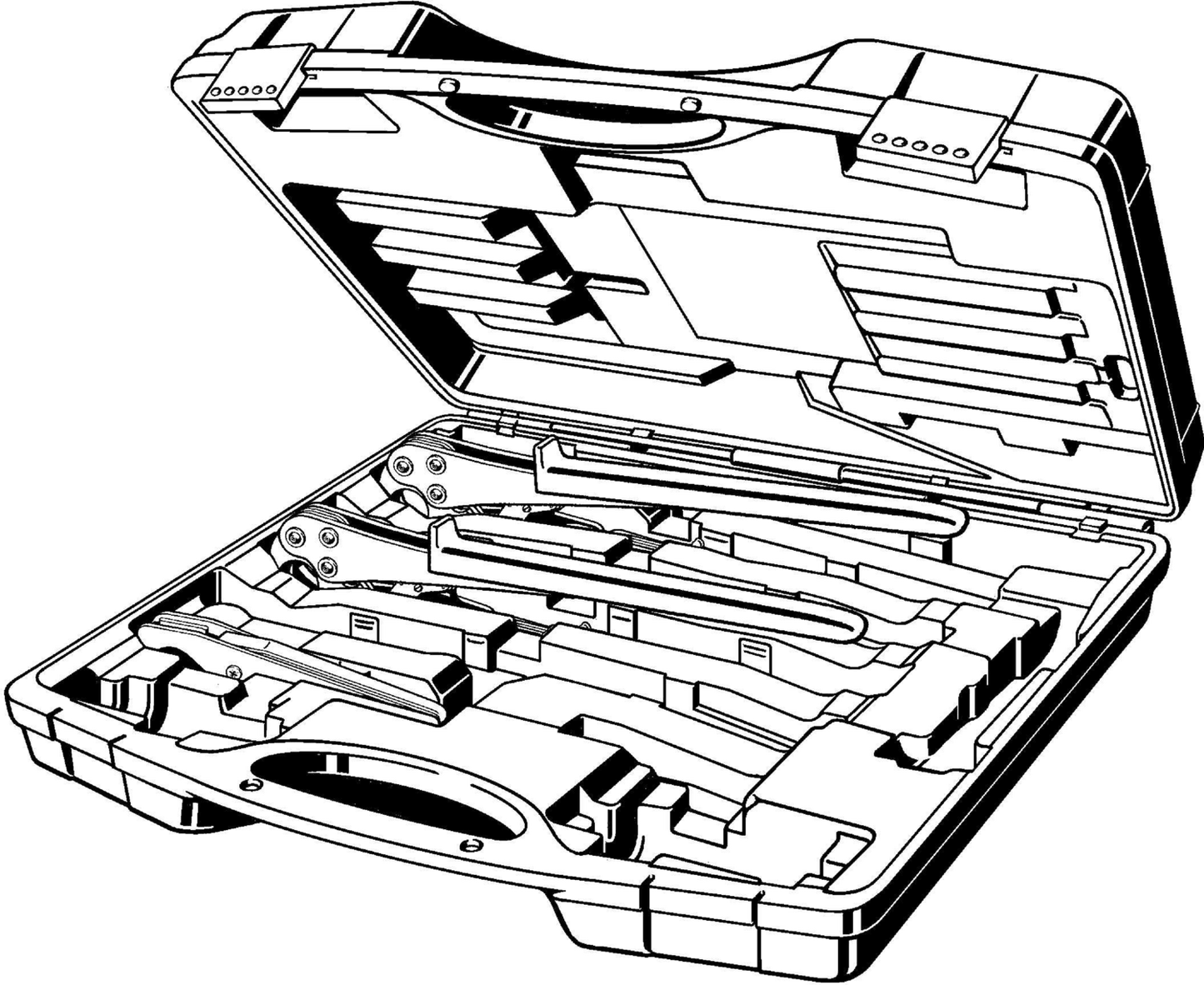 Viega Pureflow Press Complete Heating Tool Set, Plastic, For D: 3/8, 1/2, 5/8, 3/4, 1 | Viega ProPress System (SKU: 56030)