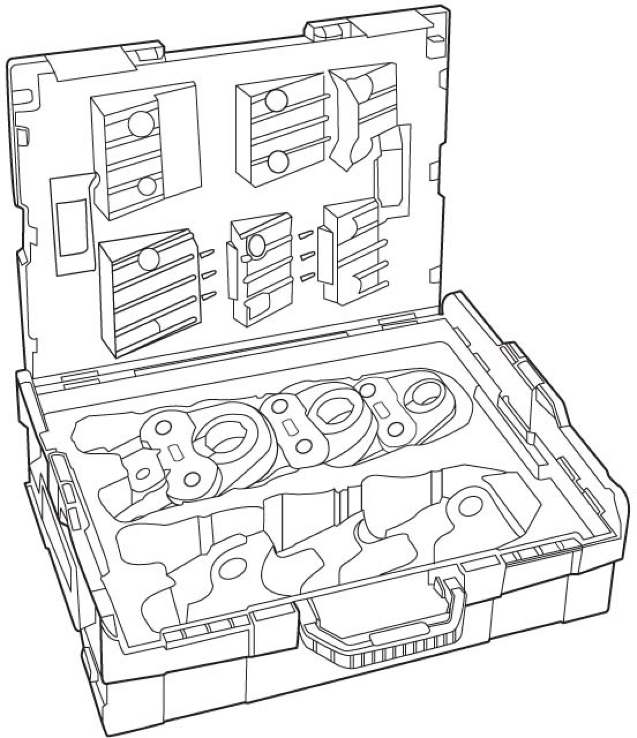 Viega Megapress Marine Press Jaw Set, Steel, For D: 1/2, 3/4, 1 | Viega SeaPress System (SKU: 56310)