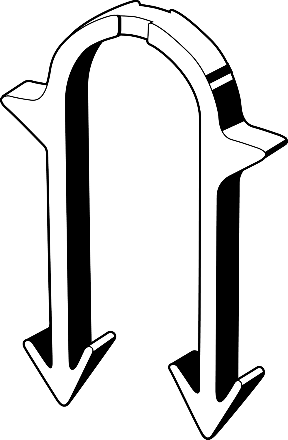 Staple, Plastic, L[in]: 21/2 | Viega ProPress System (SKU: 15312)
