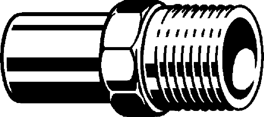 Viega Propress Adapter, Bronze, Ftg (cts): 11/4; Mpt: 11/4 | Viega ProPress System (SKU: 79410)