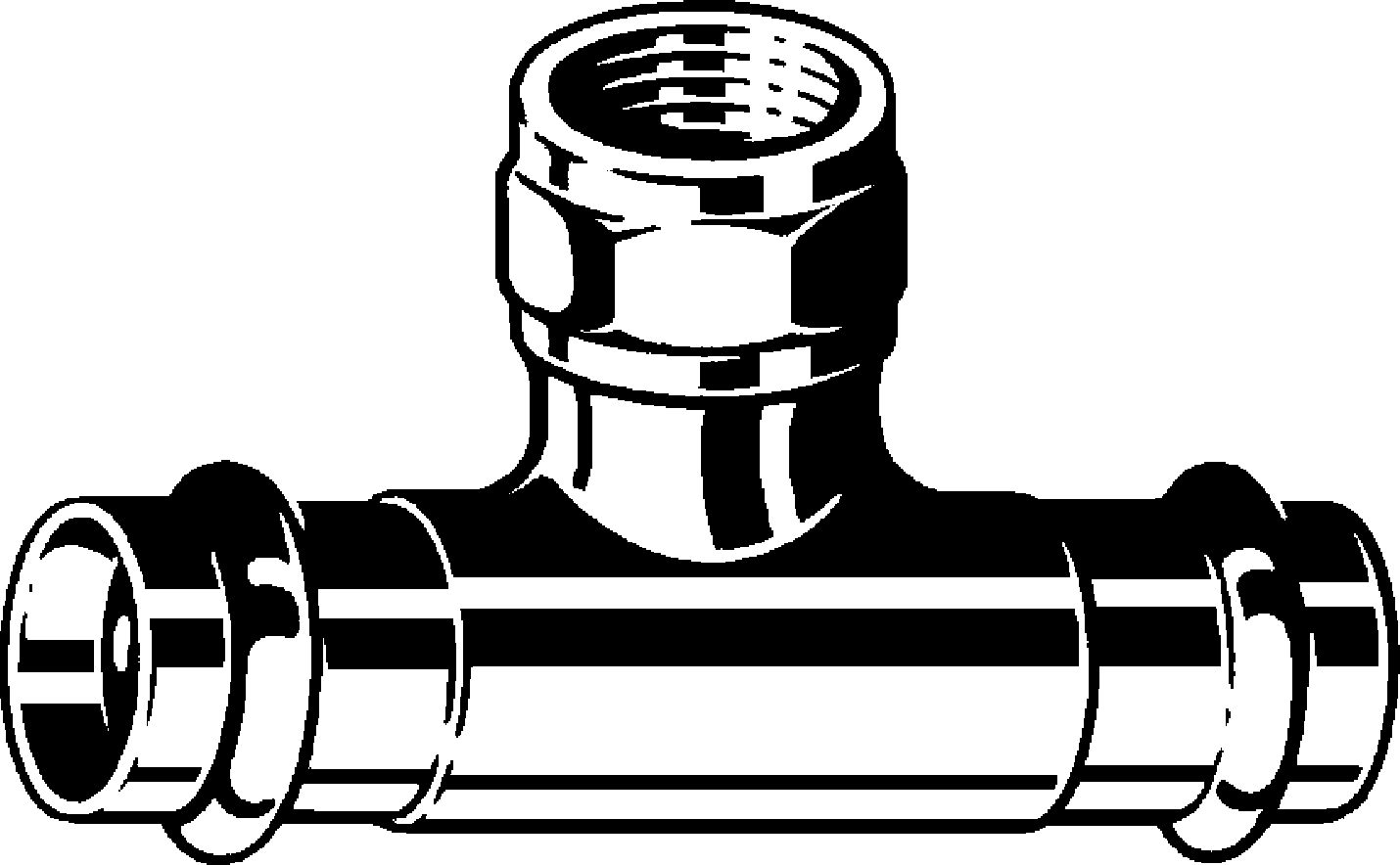 Viega Propress Tee Bronze Fpt: 1/4" – 3/4" × 3/4" | Viega ProPress System (SKU: 79585)