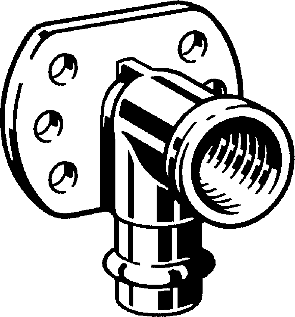 Viega Propress 90° Drop Ear Elbow Bronze Fpt: 1/2" – 1/2" | Viega ProPress System (SKU: 79190)