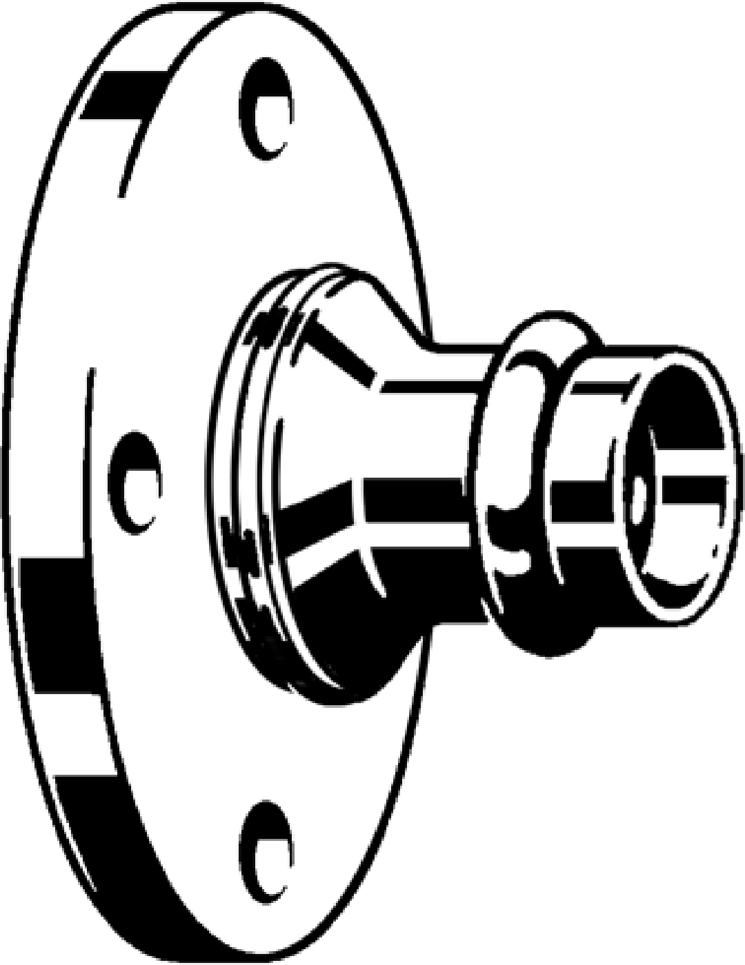 Viega Propress Adapter Flange Bronze Bolt Pattern: 4 Bolt Pattern Diameter: 31/8 – 1 | Viega ProPress System (SKU: 79680)
